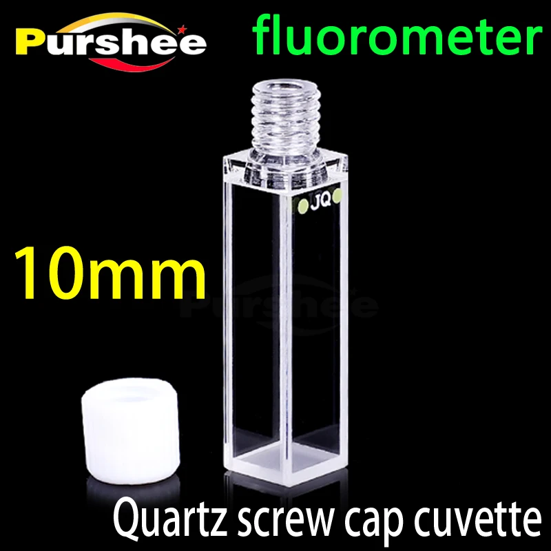 

Quartz fluorescence cuvette cell with screw cap(10mm)