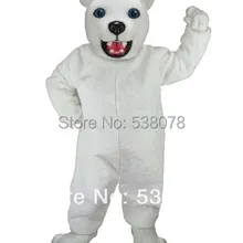 Jr. костюм полярного медведя горячая Распродажа взрослый размер тема животного белый маскот медведь te костюм маскота костюм кунг-фу панды Cosply Костюм SW1101