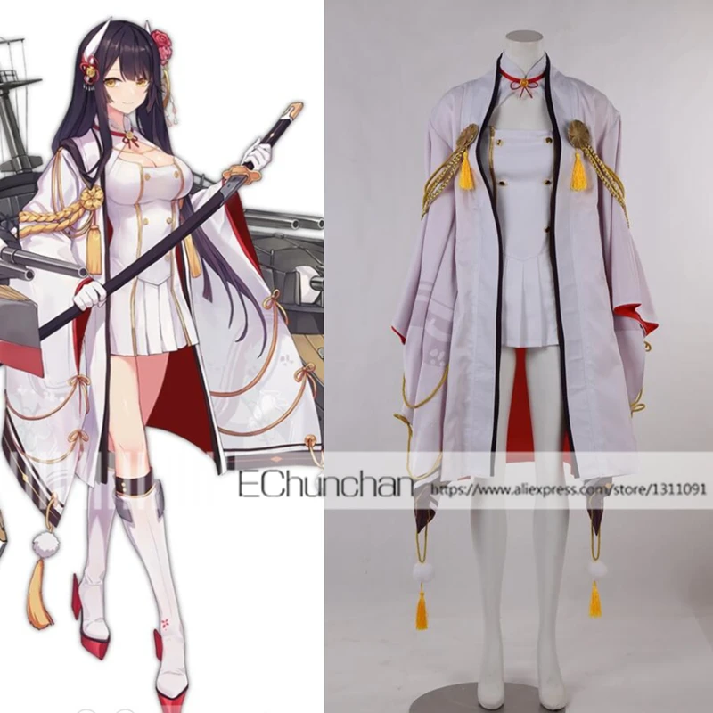

Game Azur Lane Cosplay costume Hiei Cosplay Costume Custom Made any size