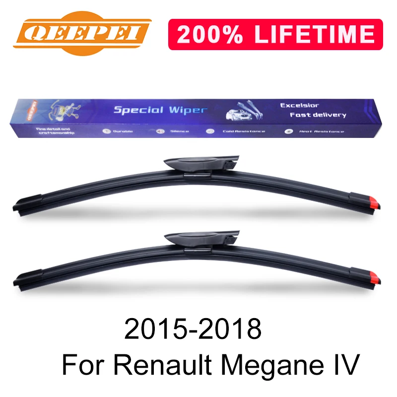 QEEPEI Replace Wiper Blade For Renault Megane IV 2015 2018 Silicone