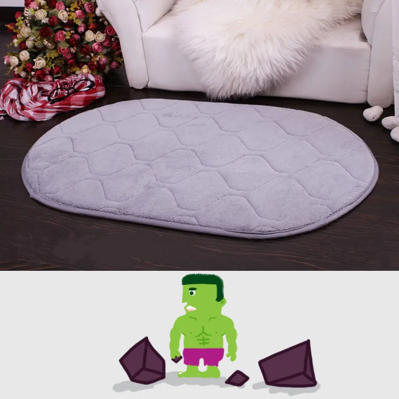 Бесплатная доставка новое поступление 4 размера серый коврик из пены с эффектом