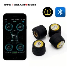 SMARTECH TPMS Bluetooth 4,0 Универсальный внешний датчик давления в шинах Поддержка IOS Android телефон, датчик давления в шинах простая установка