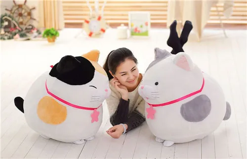 Fancytrader Big Fat Cat Plush Toy Giant Soft Stuffed Japan Anime AMUSE Cats Doll for Children 3 Colors Best Gift (22)