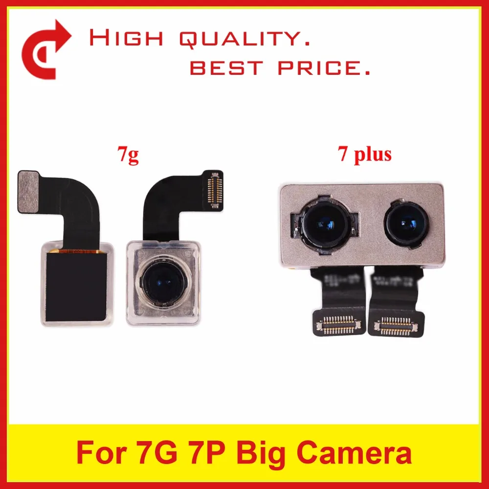 

High Quality For iPhone 7 7G 7 Plus Big Camera Back Rear Camera With Flash Module Sensor Flex Cable Ribbon Tracking Code