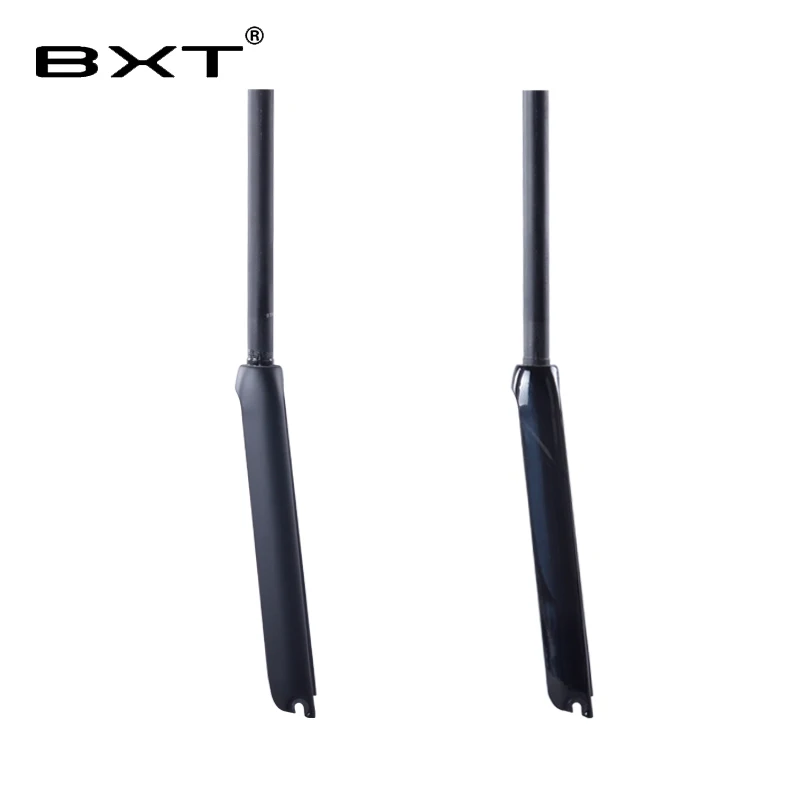 BXT carbon road Bike fork полностью углеродное волокно 700 * 23C 1 1/8 в тормоза UD черные