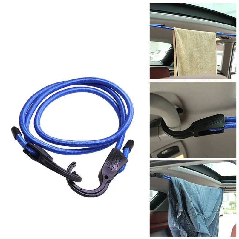 1,5 м Регулируемая Автомобильная багажная веревка для внутренней одежды автомобильные эластичные шнуры для банджи багажные ремни веревки ремни CZ
