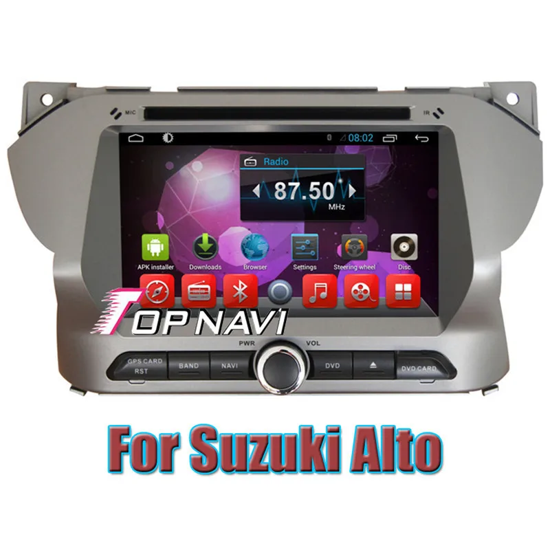 Cheap 7" Quad Core 1024*600 New Android 6.0 Car PC Media Center DVD Player Radio For Suzuki Alto Stereo GPS Navigation Touch Screen 3G 2