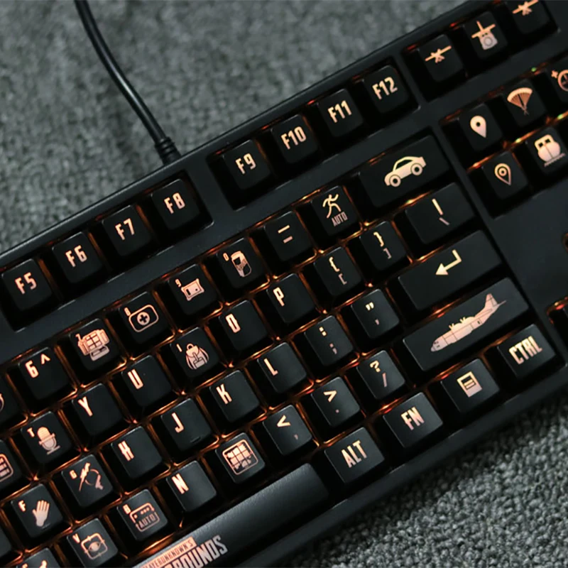 Клавиатура PUBG keycaps с подсветкой игровая консоль ключ BATTLEGROUNDS для Cherry mx