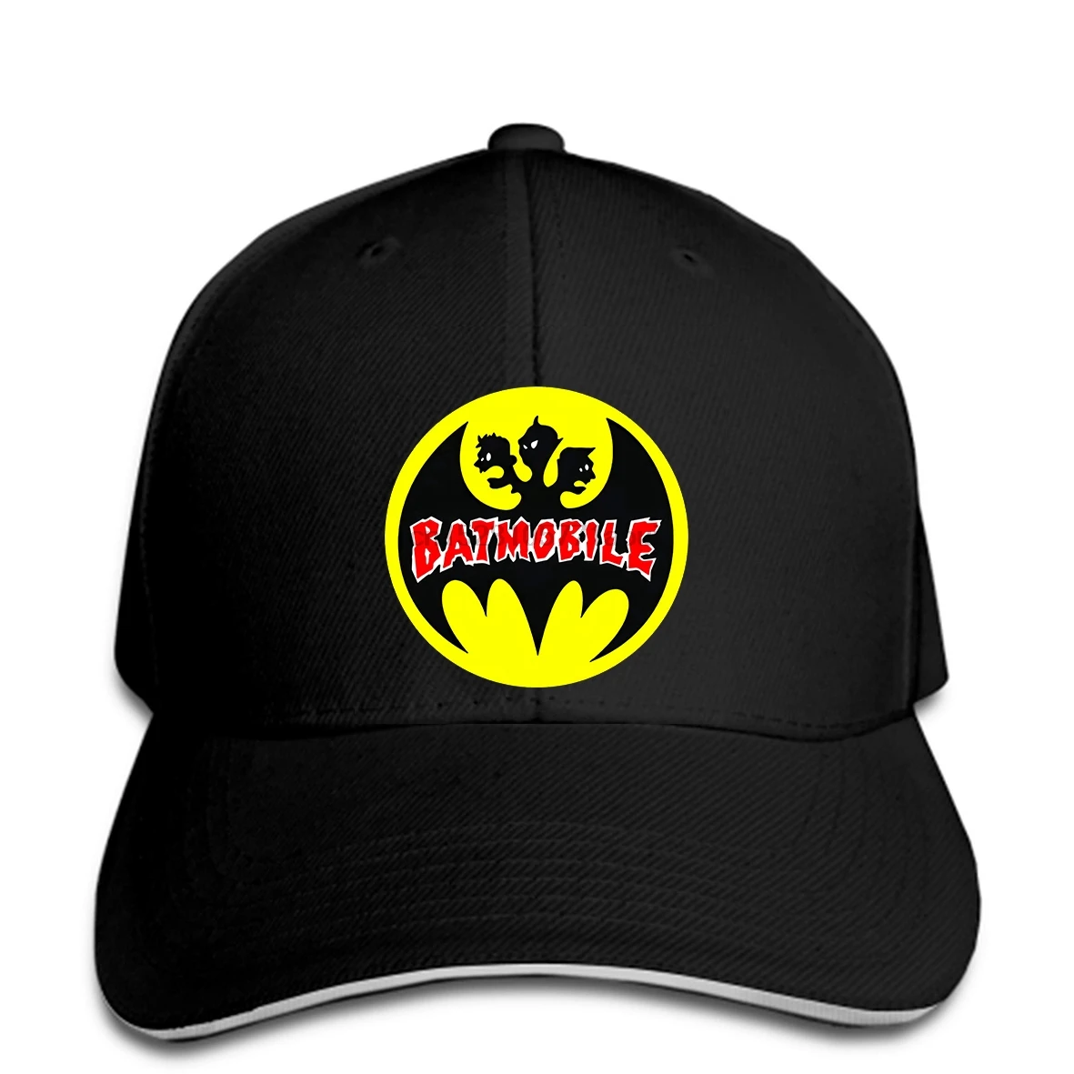 

Baseball cap Batmobile Psychobilly Rock Band Logo Mens Black Baseball caps hat