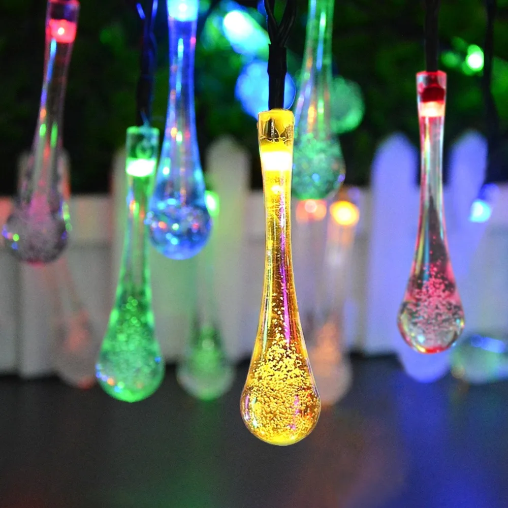 

LED Fairy light Solar Charge LED String Outdoor Garden Fence Lawn lamp For Holiday Christmas Party Wedding Decoration lighting
