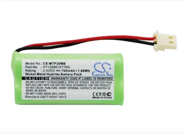 Аккумулятор Cameron Sino 700 мАч для MOTOROLA MBP20 VT1208014770G аккумулятор BabyPhone | Электроника