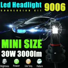 9006 HB4 High Power LED Lights Bulbs 3000LM 30W DRL Fog Lights Low Beam High Beam Headlight Headlamp Car Truck Lamp Replacemt