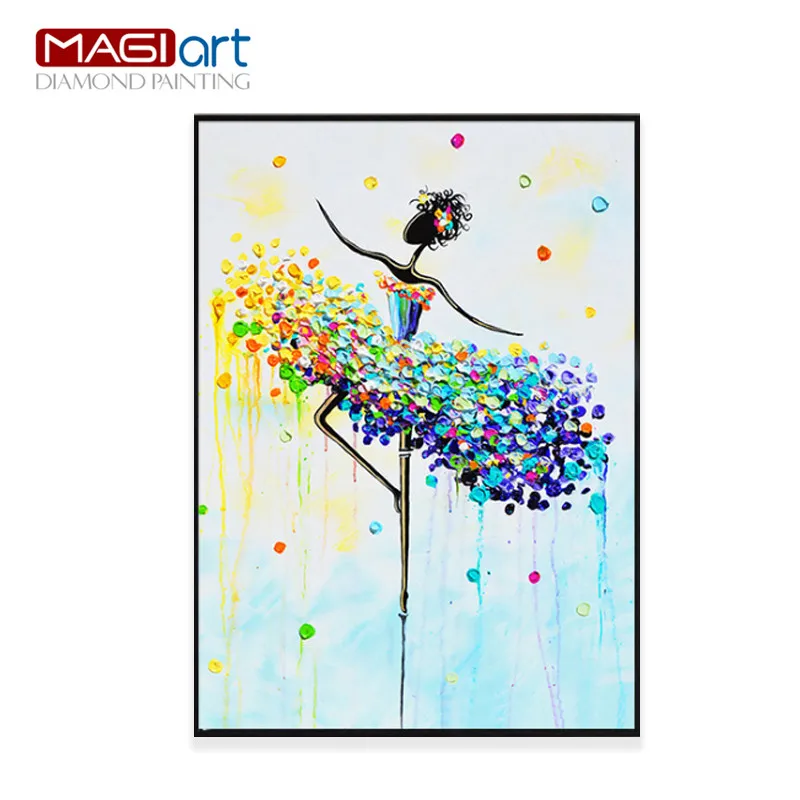 

Diamond painting accessories,Diamond embroidery,5D DIY mosaic Diamant, picture of rhinestones,full round Ballet dancer ZMP005