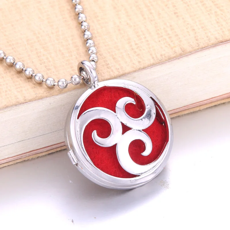 

Aroma Diffuser Necklace Perfume Essential Oil Diffuser Aromatherapy Locket Pendant Necklace Women jewelry