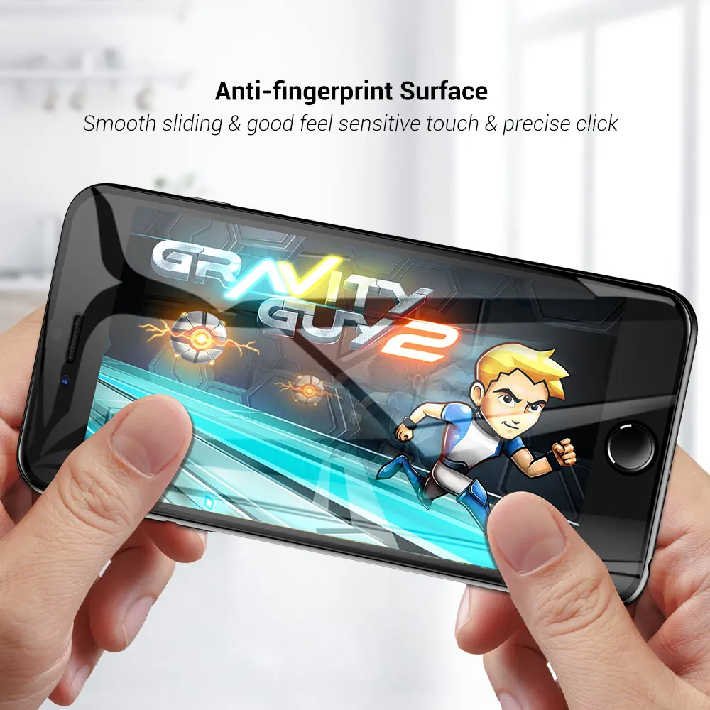 KISSCASE 9D Vollständige Abdeckung Screen Protector für iPhone 6 6s 7 8 plus Explosion Proof Gehärt