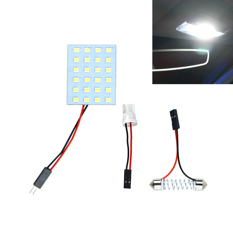 

DIY Car modification Auto Interior Reading Lamp LED Bulb LED Panel Light for Fiat Aegea Doblo Panda Corvette c3 c4 c5 c6 c7