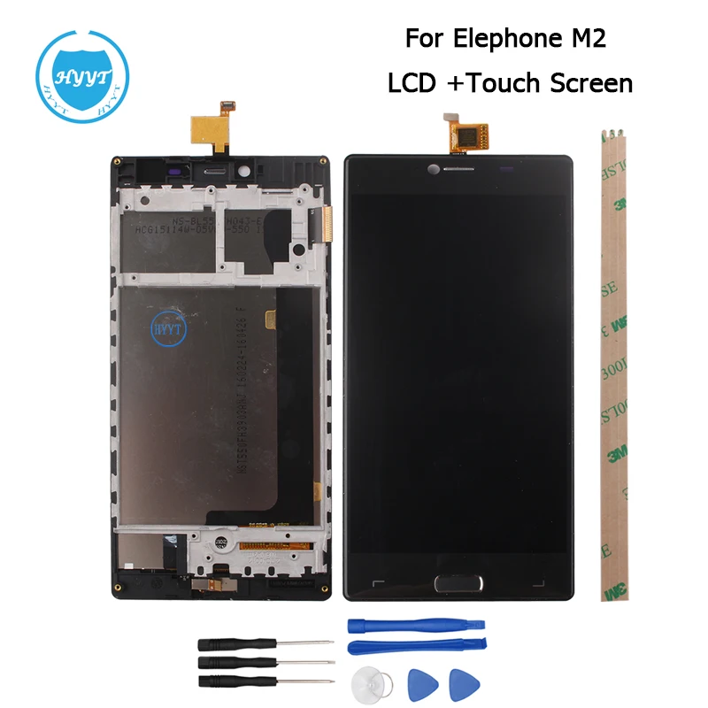 imágenes para Para Elephone M2 MTK6573 Octa Core Pantalla LCD y Pantalla Táctil de 5.5 pulgadas de Pantalla Digitalizador Asamblea Reemplazo + Herramienta adhesivo imágenes para Para Elephone M2 MTK6573 Octa Core Pantalla LCD y Pantalla Táctil de 5.5 pulgadas de Pantalla Digitalizador Asamblea Reemplazo + Herramienta adhesivo