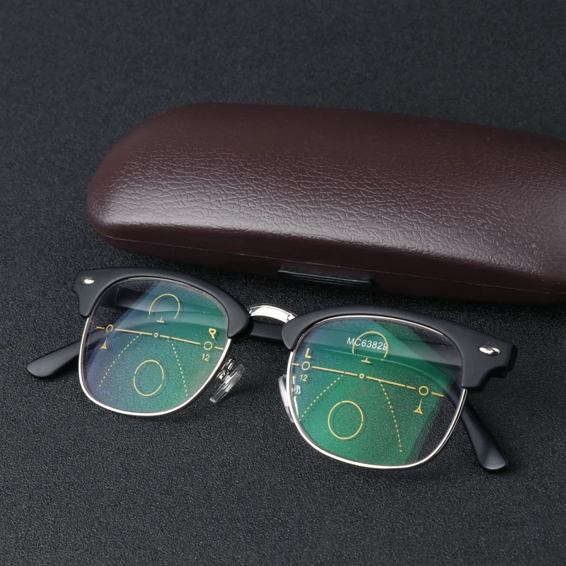 MINCL/ Quality Bifocal Reading Glasses Men Progressive Multifocal Lens
