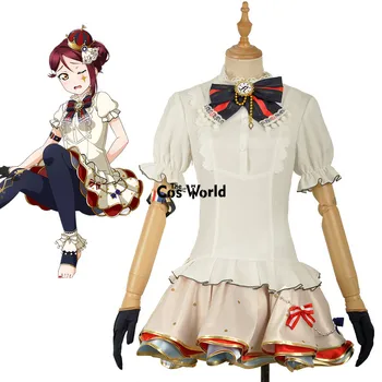 

Love Live Sunshine Aqours Sakurauchi Riko Circus Shirt Dress Uniform Outfit Anime Cosplay Costumes