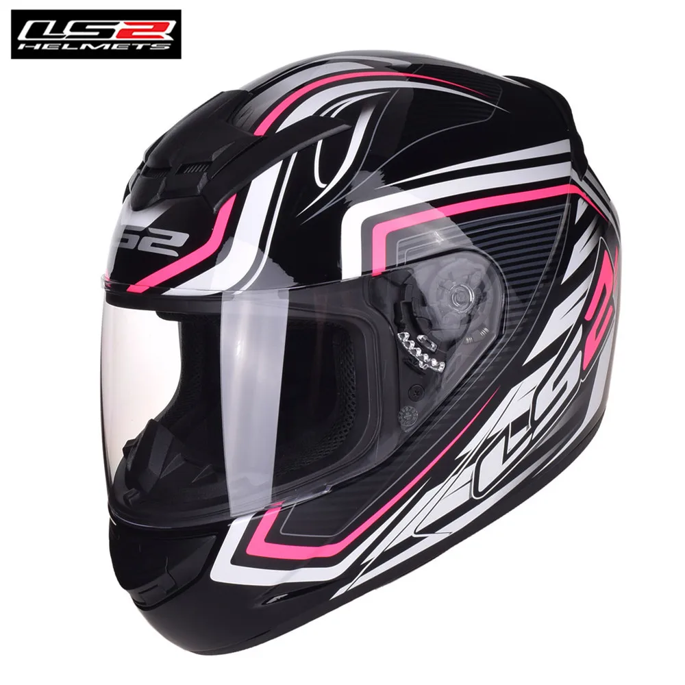 LS2 FF352 маленький размер мотоциклетный шлем женские детские гоночные шлем s m oto каск s m розовый Ranger 55 56 57 58 см - Цвет: Pink Ranger
