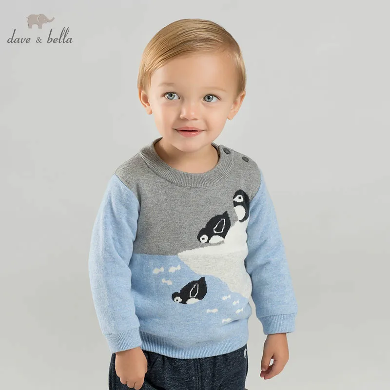 DBJ9004 dave bella baby boys penguin sweater children knitted sweater kids autumn pullover toddler boutique tops DBJ9004 dave bella baby boys penguin sweater children knitted sweater kids autumn pullover toddler boutique tops