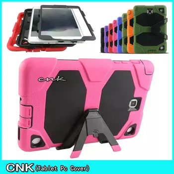 

Amor Heavy Duty Case For Samsung Galaxy Tab A 9.7'' SM-T550 T550 T551 T555 T555C Tablet Case Soft Silicone +PC Back Cover