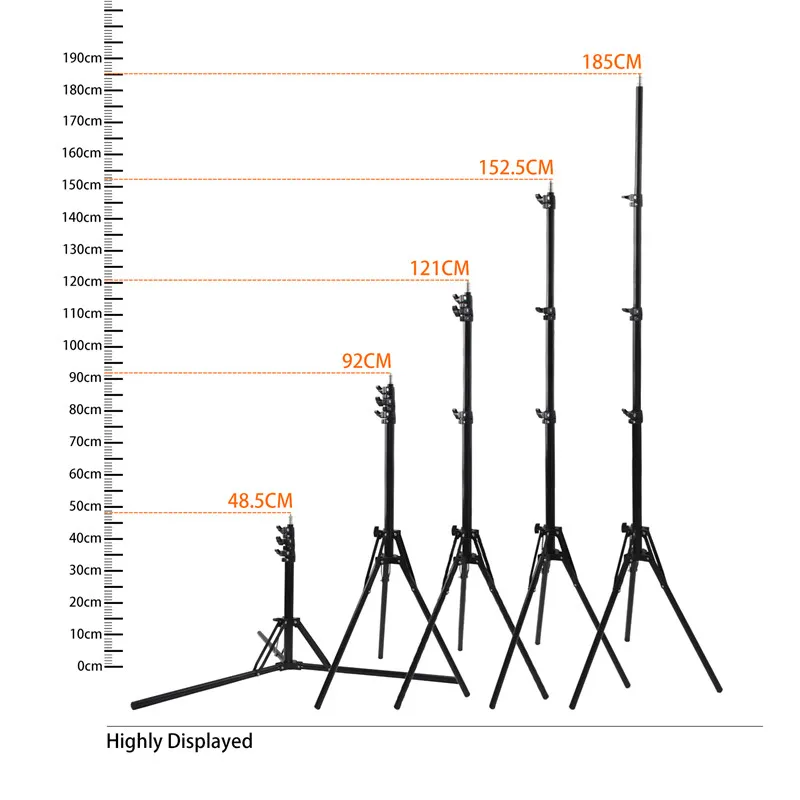 fusitu RL-18 Dimmable Photography Lighting 5500K LED Ring Light With Tripod Stand Big Bag Ring Lamp