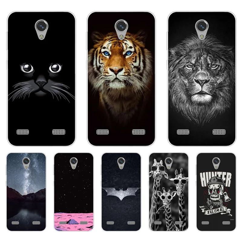 

Zte blade a520 Case,Silicon tigon beast Painting Soft TPU Back Cover for Zte blade ba520 a 520 Protect Phone cases shell