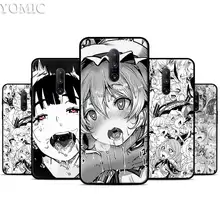 Anime girl cartoon japan cute faces Silicone Case for Oneplus 7 7Pro 5T 6 6T Black Soft Case for Oneplus 7 7 Pro TPU Phone Cover