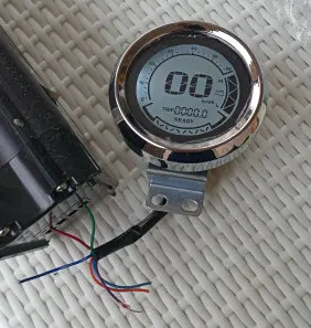 Top Speedometer lcd display 48-72v gauge for electric scooter MTB motorcycle odometer with battery level and light icon speedview 7