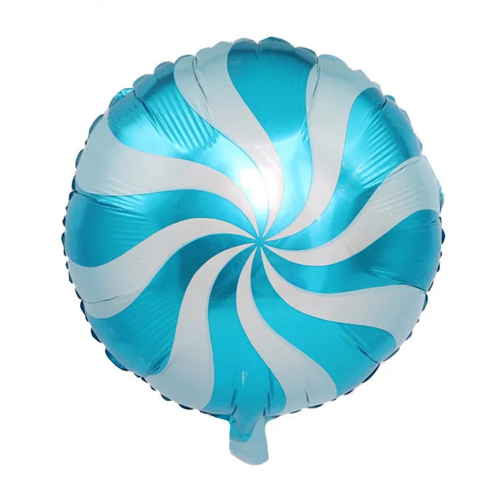 18 дюймов воздушные шары на день рождения ребенка фрукты фольги украшения из воздушных шаров на день рождения ребенка взрослых детей пляжные вечерние гелиевые надувные воздушные шары - Цвет: K95 Windmill Blue