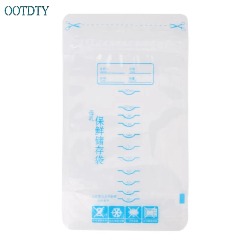 

New 10pcs 250ML Baby Breast Milk Storage Bags Food Pouch BPA Free Pre-sterilised #330