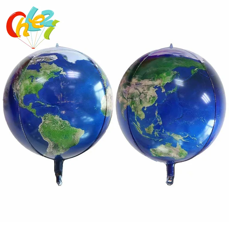 

20Pcs 4D Earth Foil Balloons Stereoscopic Earth Globos Happy Birthday Party Decoration Ballons Children's Day Gifts