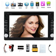Car Electronic 2din Car DVD Player GPS Navigation coche 6.2inch 2din Universal Car Radio In Dash Bluetooth Stereo Video Free Map
