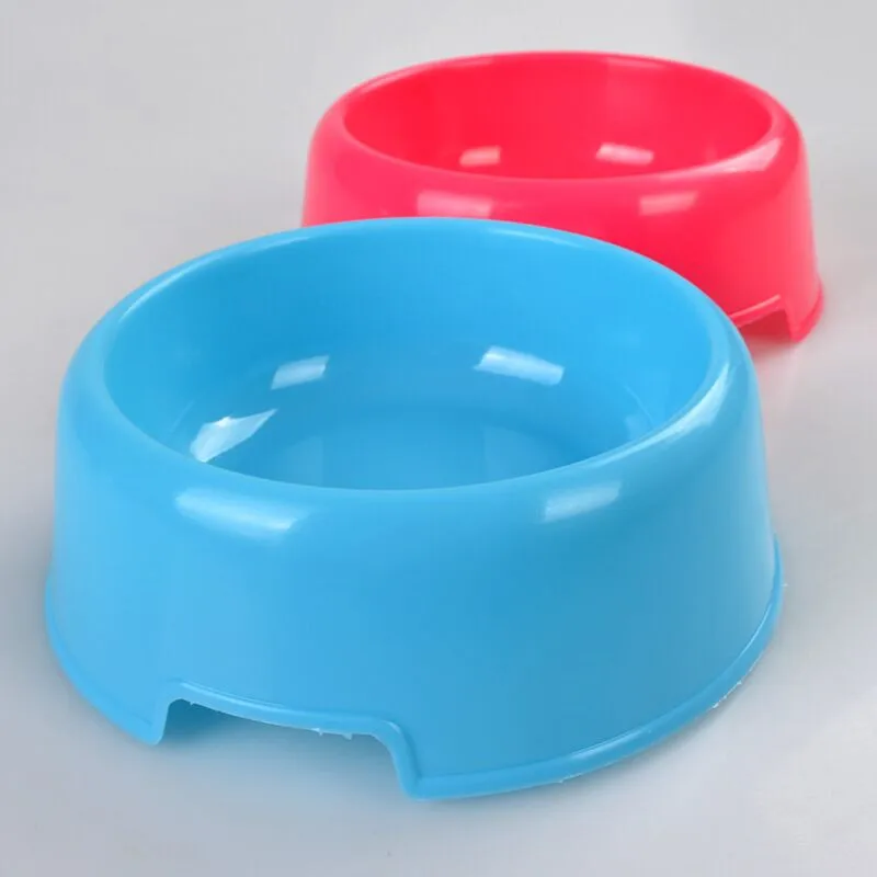FE20 puppy plastic bowl dog bowls dog drinking water feed food bowl for