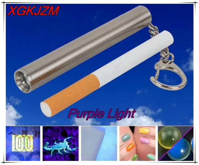 

2017 new Ultraviolet Light LED Mini Torch Purple Light Money/Jade/Amber/Fluorescer Test Stainless Torch Aluminum Cree Handy Lamp