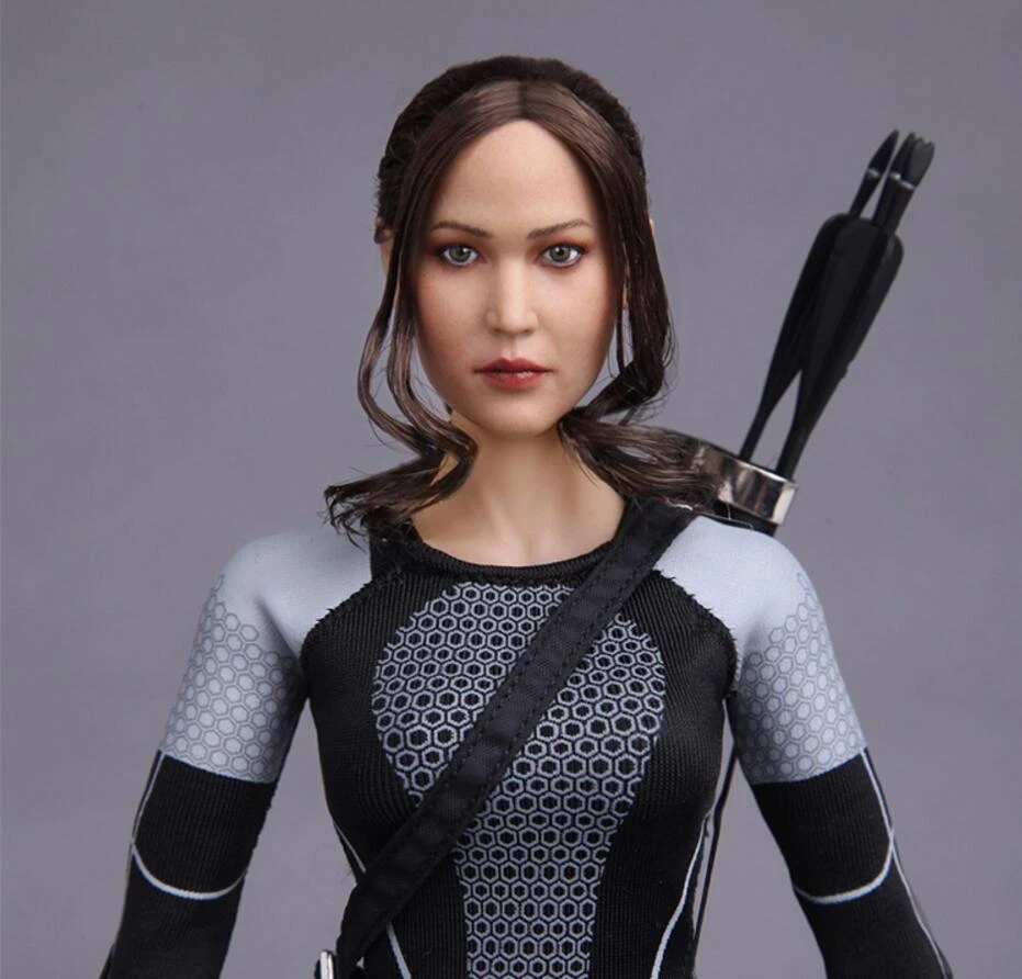 pix Hot Toys Hunger Games 1 6 female head sculpt for the hunger game for phi cen hot toys figure