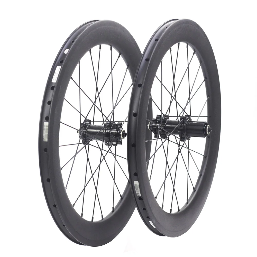 Silverock Углеродные колеса 451 2" 1 1/8" дисковый тормоз 50 мм Clincher для JAVA Minivelo складной велосипед на заказ 2" велосипедная колесная пара