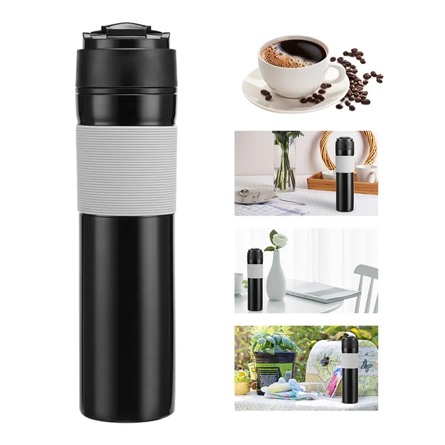 Abedoe Portable Tea Coffee Cup French Press Maker Stainless Abedoe Portable Tea Coffee Cup French Press Maker Stainless Steel Double Wall Mug Bpa Free