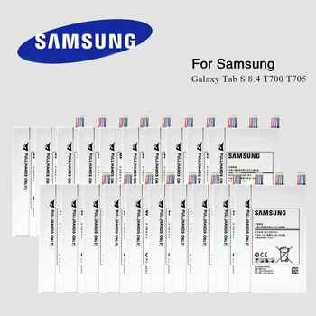 

20pcs Original Battery Wholesale For Samsung GALAXY Tab S 8.4 SM-T700 T701 T705 EB-BT705FBC EB-BT705FBE 4900mAh Tablet Batterie