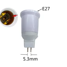 G5.3-E27 держатель лампы конвертер MR16 к E27 к G5.3 к E27 основание лампы MR16 поворот к E27