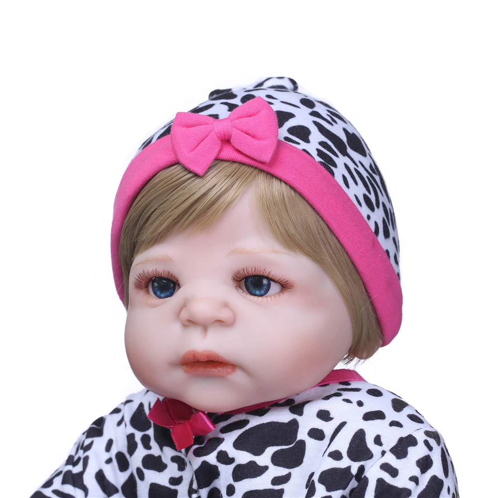 Реалистичные Силиконовые Reborn Baby Menina Alive 23 ''Новорожденные куклы полное