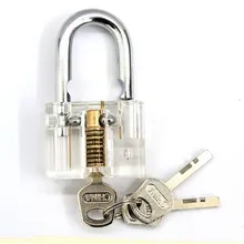 Прозрачный дисковый фиксатор практика замок слесарный навесной замок инструменты тренировочный инструмент