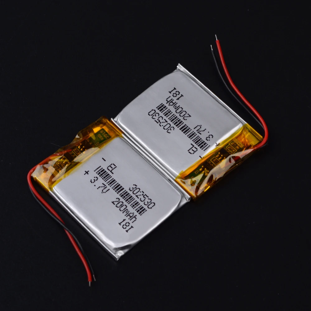 302530 3,7 V 200mah литий-полимерный аккумулятор для mp3 брелок игрока red scorpio premium st будильник навигатор