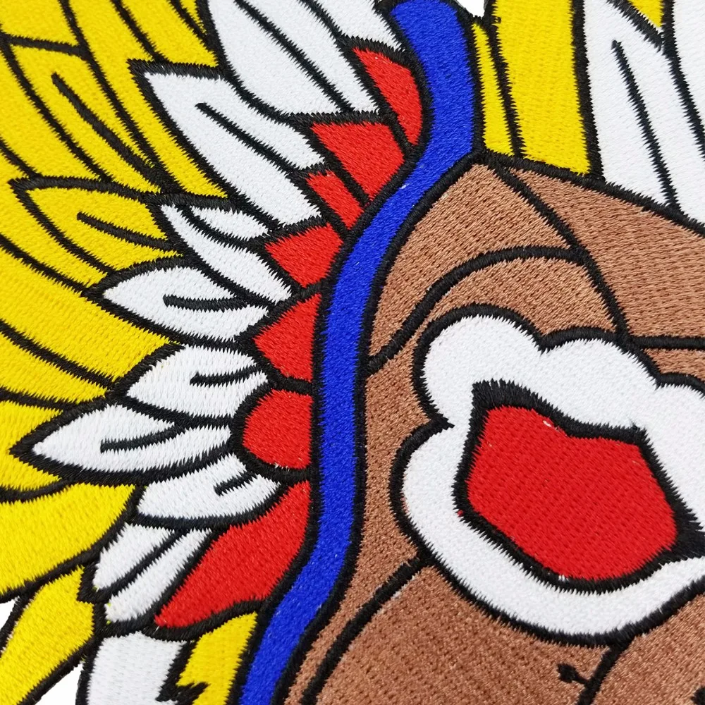 G0621 New LARGE HORSEMEN SETS Motorcycle Biker Embroidered Patch Full Back Size for JACKET VEST 38cm MC PATCH (3)