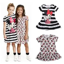 Hot Sale New 2016 summer girl dress Mouse print grey baby girl dress children clothing children dress цена Hot Sale New 2016 summer girl dress Mouse print grey baby girl dress children clothing children dress цены онлайн