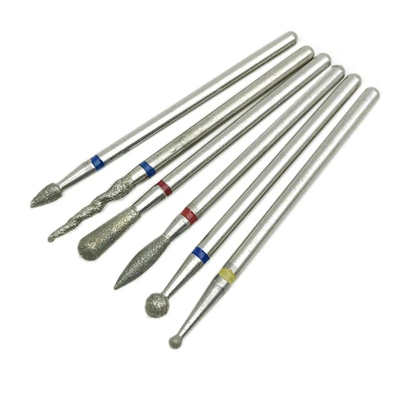  30pcs/set Diamond Nail Drill Bit Rotate Cuticle Manicure Pedicure Milling Cutter Marble Jewelry Eng