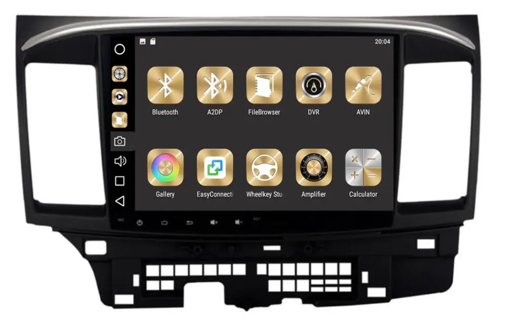 Cheap IPS 4GB Ram 8-Core 32GB Rom 10.2inch Android 9.0 Car Dvd Gps For Mitsubishi Lancer Radio Multimedia GPS NAVI 3