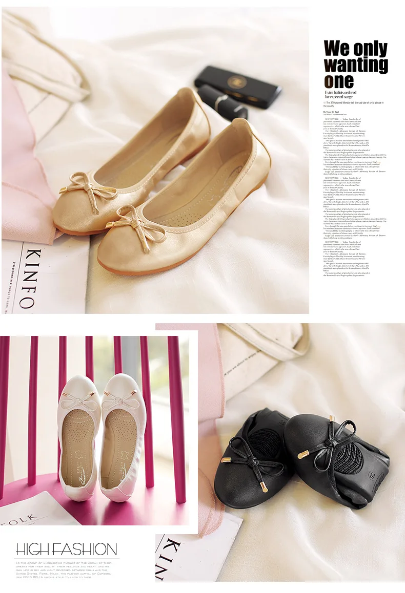 ZHENG PIN JIA REN Roll/обувь B1, новая износостойкая женская обувь, мягкая обувь для беременных с круглым носком и милым бантом