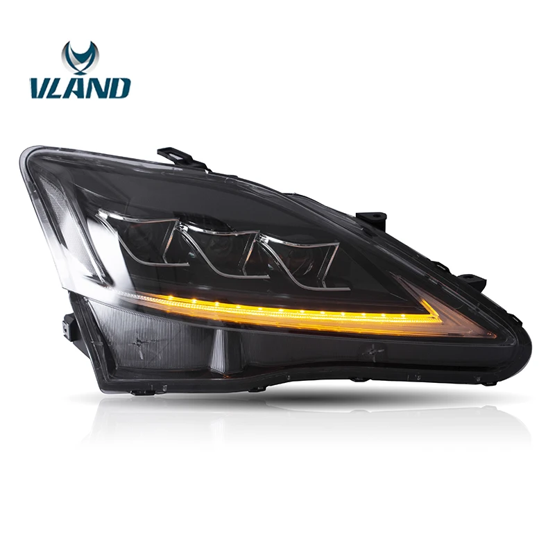 Установка фар vland is250